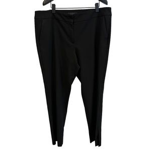 talbots signature pants black career trousers women’s 16 plus size suit